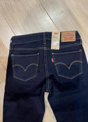 Новые джинсы levi's 711, оригинал w24 /l301 фото