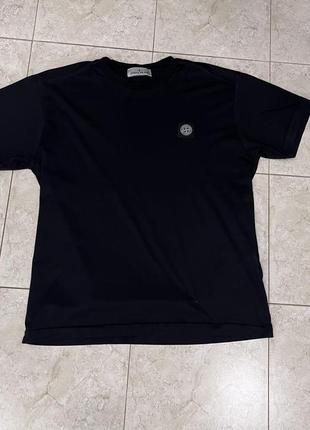 Футболка stone island чорна