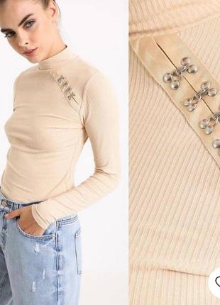 Лонгслив с крючками pimkie.