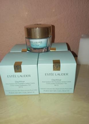 Зволожувальний крем-сорбет для обличчя estee lauder daywear anti-oxidant 72h-hydration sorbet creme spf 15,