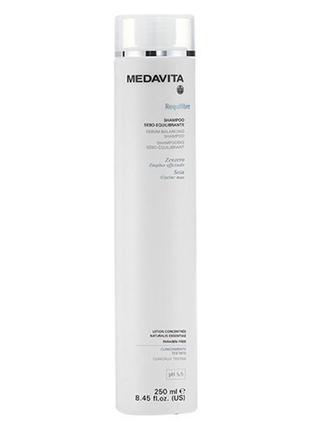 Шампунь для відновлення балансу жирної шкіри голови (ph 5.5) medavita shampoo seboequilibrante  250 ml