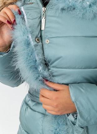 Куртка жіноча зимова, колір світло-м'ятний, 235r50935 фото