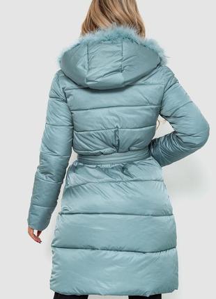 Куртка жіноча зимова, колір світло-м'ятний, 235r50934 фото