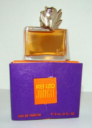 Миниатюра jungle le tigre kenzo, edp 5 мл. оригинал. старый выпуск.1 фото