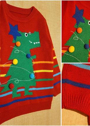 Nutmeg свитер новогодний 4-5 лет свитер новогодний