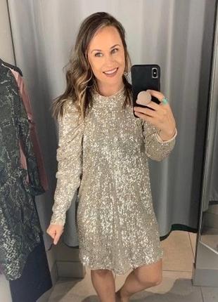 Ефектна нарядна сукня h&m