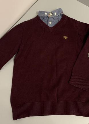 Свитшот кофта обманка свитер свитерик