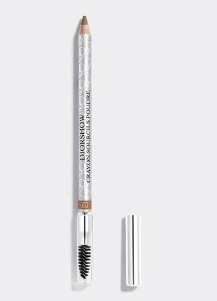 Олівець для брів dior diorshow crayon sourcils poudre 02 — chesnut