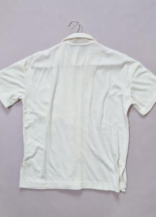 Рубашка на короткий рукав молочная плюшевая10 фото
