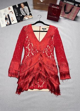 Неймовірна міні сукня з бахромою missguided