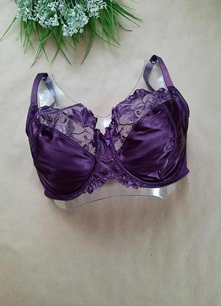Eu 90d шикарный атласный бюстгальтер на большую грудь лиф лифчик бюст №221