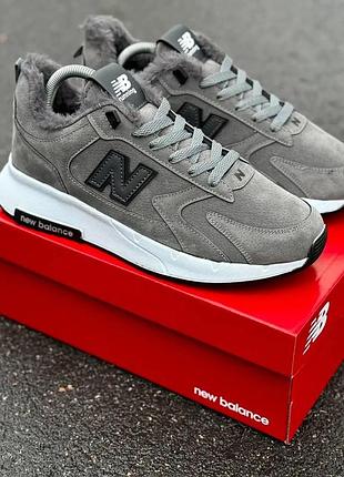 New balance хутро/мужские зимние кроссовки/чоловічі зимові кросівки