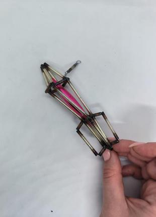 Игрушка на елку сср украшение для елки елочное украшение срсёр стиклярус ракета