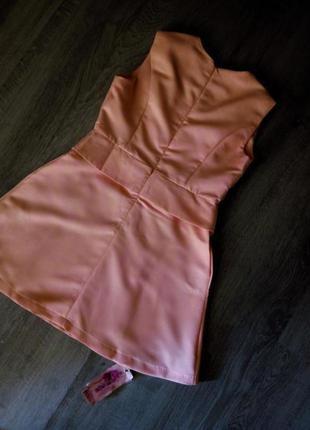 Сукня з кишенями та золотою фурнітурою плаття піджак6 фото