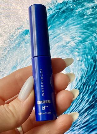 Туш it cosmetics superhero volumizing waterproof mascara, 5ml (без коробки)