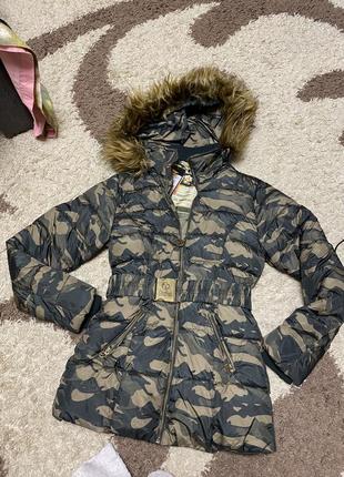 Куртка курточка 158-164 см , хаки