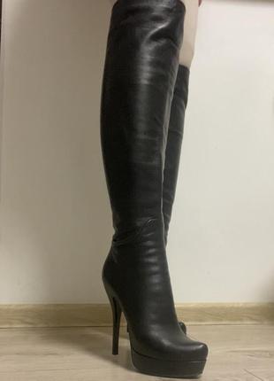 Ботфорти італія , натуральна шкіра