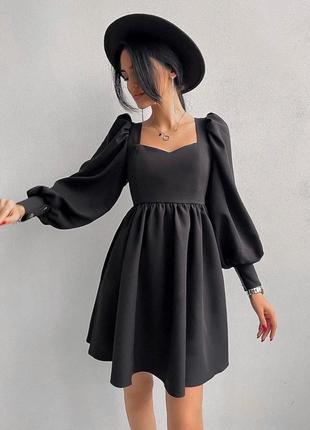 Жіноча сукня коротка чорна біла синя малинова зелена нарядна