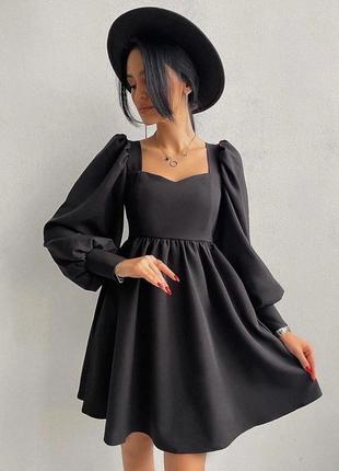 Жіноча сукня коротка чорна біла синя малинова зелена нарядна