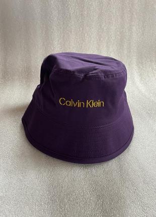 Новая шапка - панама calvin klein (ck khakis logo bucket hat) с америки7 фото