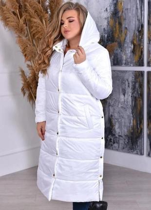 Женская верхняя одежда, теплая дутая куртка на синтепоне1 фото