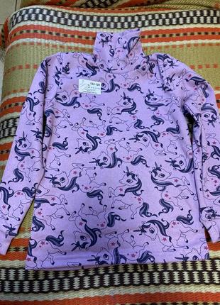 Гольф гольфик водолазка начес начёос единорог единорог