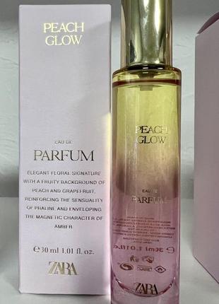 Zara peach glow 30ml парфуми