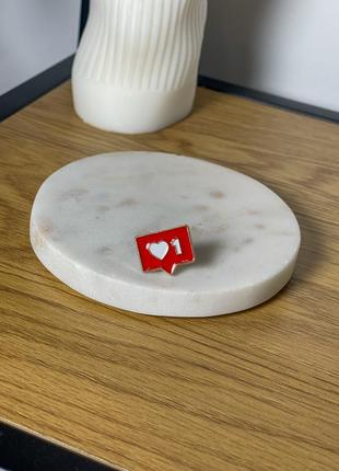 Пенни значок металлический лайк в подобайка