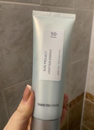 Солнцезащитный крем spf 50+ thank you farmer 🔥