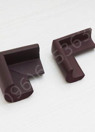 Мягкие уголки для смягчения удара (черный). "стандартный" размер