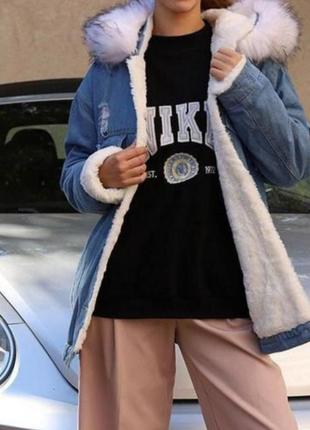 Куртка джинсова жіночі,зима