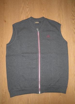 Удобная качественная жилетка хлопок mcdonalds superior workclothes m