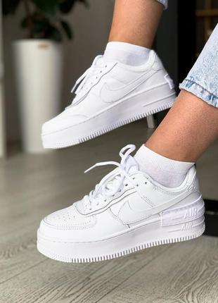 Nike Air Force 1 Shadow Triple White