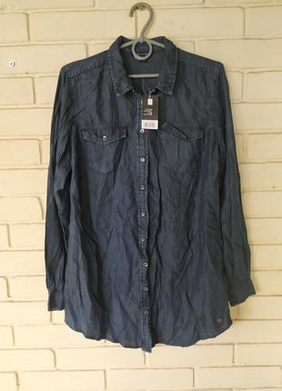 Джинсовая рубашка размер 8/36
