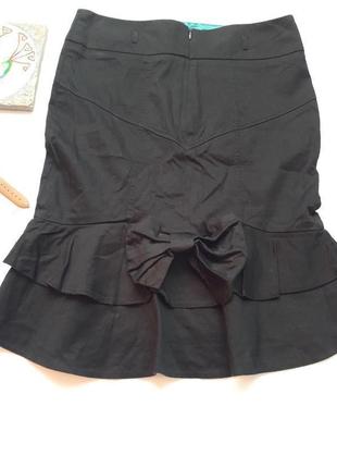 Черная эффектная элегантная юбка миди redhering5 фото