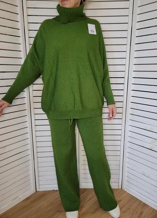 Шикарный костюм итальялия - зеленый 2