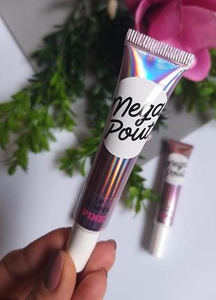 Блеск для губ добавляет объем mega pout lip plumpe victorias secret pink1 фото