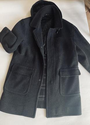 Кашемировое пальто куртка большого размера5 фото