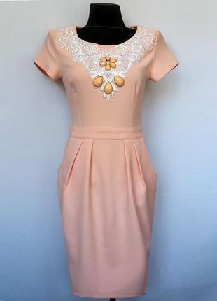 Суперціна. стильне плаття. вишивка. туреччина. нове, р. 42-44