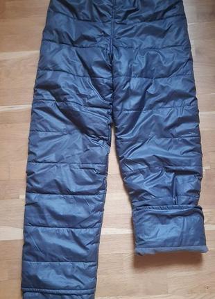 Зимние брюки на ситипоне+флис. рост 146.