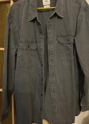 Джинсова сорочка levi's jackson worker xxl