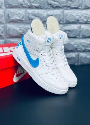 Мужские кроссовки nike air, зимние меховые кроссовки найк 36-456 фото