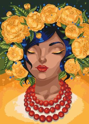 Картина по номерам цветочная комната 10003-acnf 40х50 см без подрамника