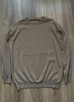 Кашеміровий светр кольору кемел