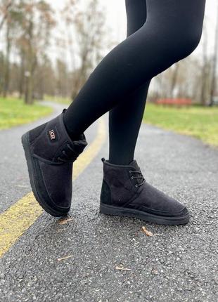 Шикарные ugg neumel vegan black(зима)