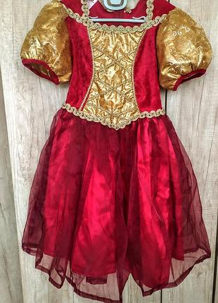Карнавальное платье для девочки (magomora, нитевичка, р 6-8 лет)