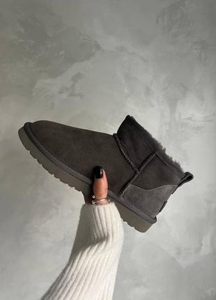 Уггі ugg ultra mini grey2 фото