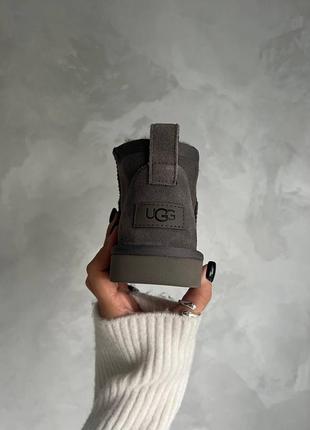 Уггі ugg ultra mini grey9 фото