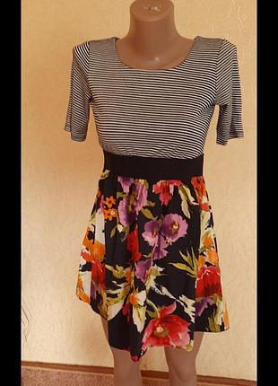 Летнее платье в актуальный принт .