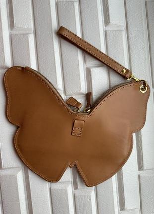 Shizue сумка клатч кожаная натуральная кожа италия3 фото